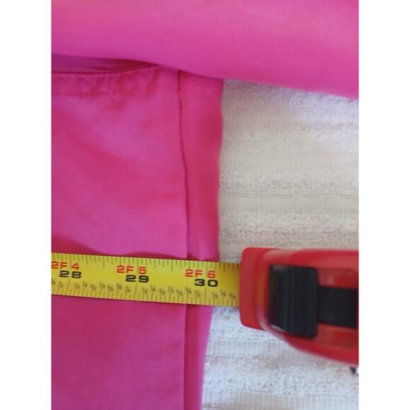 D.&Co Womens Blouse Tunic Pink roll-tab sleeve button shirt pockets 3X Office - Picture 12 of 16
